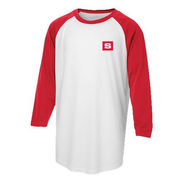 Image de T-shirt baseball JR  blanc/rouge Y3526