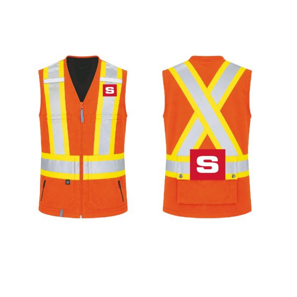 Image de FEMME - Veste multipoches haute visibilité